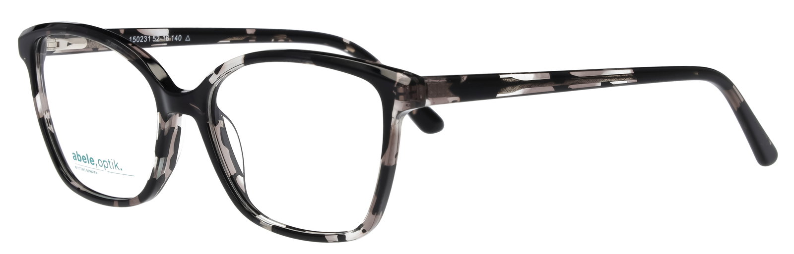 Das Bild zeigt die Abele Optik Fassung 150231 für Damen leicht seitlich.